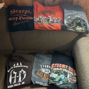 Harley Davidson T-Shirts Mens Size Large Like New Condition
